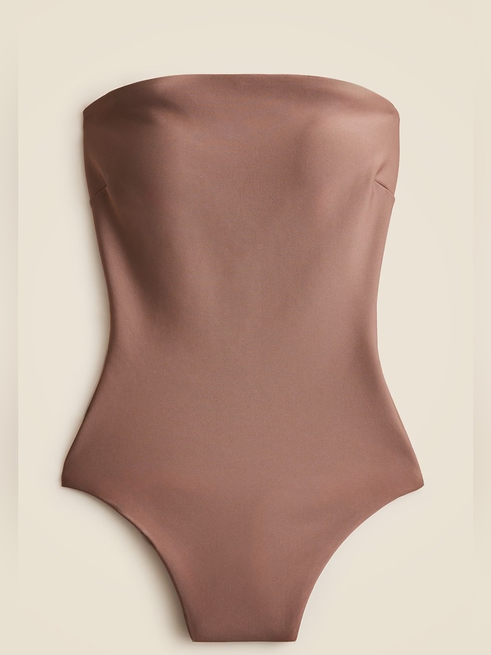 J. Crew Strapless Gemma bandeau one-piece in Classic Sculpt™ Size 8 New